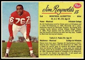 15 Jim Reynolds